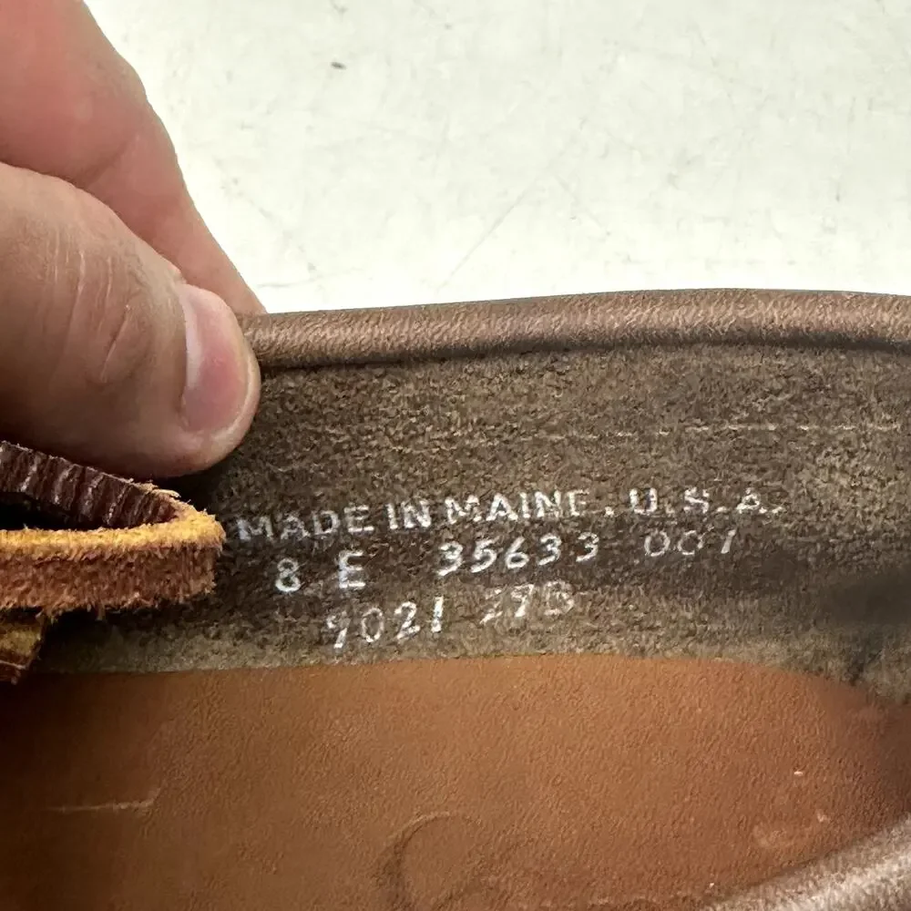 EXCELLENT Rancourt & Co. Classic Ranger Moc Heritage Brown Maine USA  8 Wide E